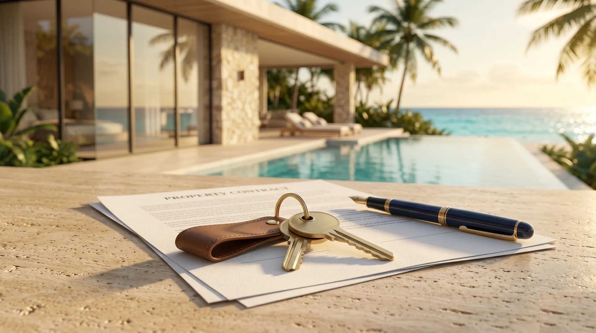 Cómo financiar una propiedad de lujo en México siendo extranjero: llaves, contrato y villa frente al mar en la Riviera Maya