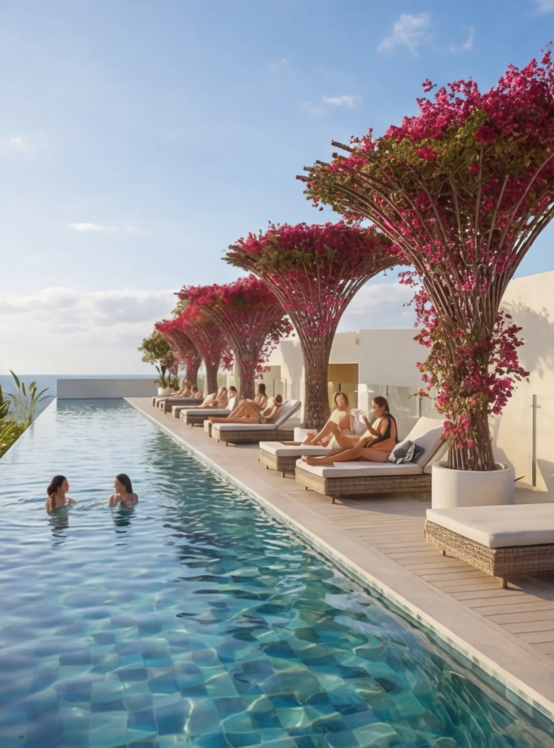 Atzaró Residences — atzaro residences alberca rooftop pergolas buganvilia, Centro