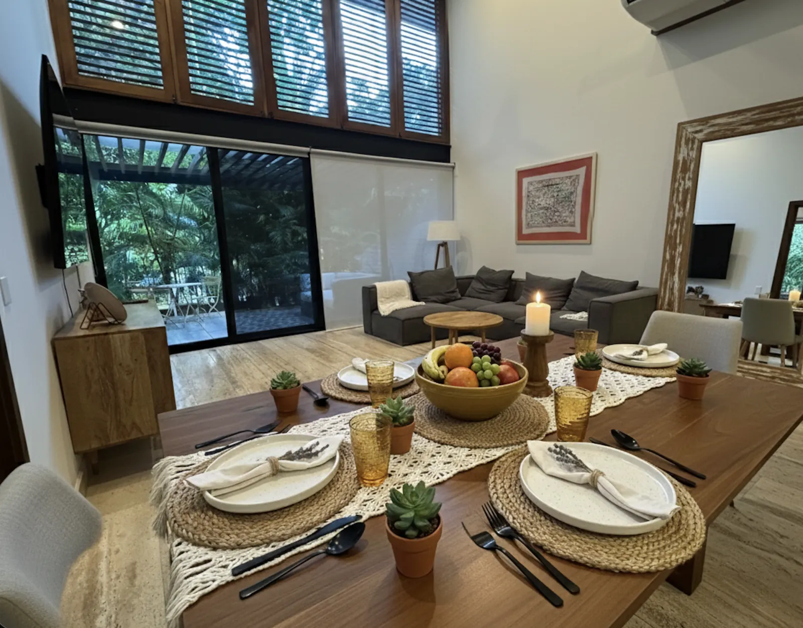 AWA Playacar II — Garden Loft B109 Sala