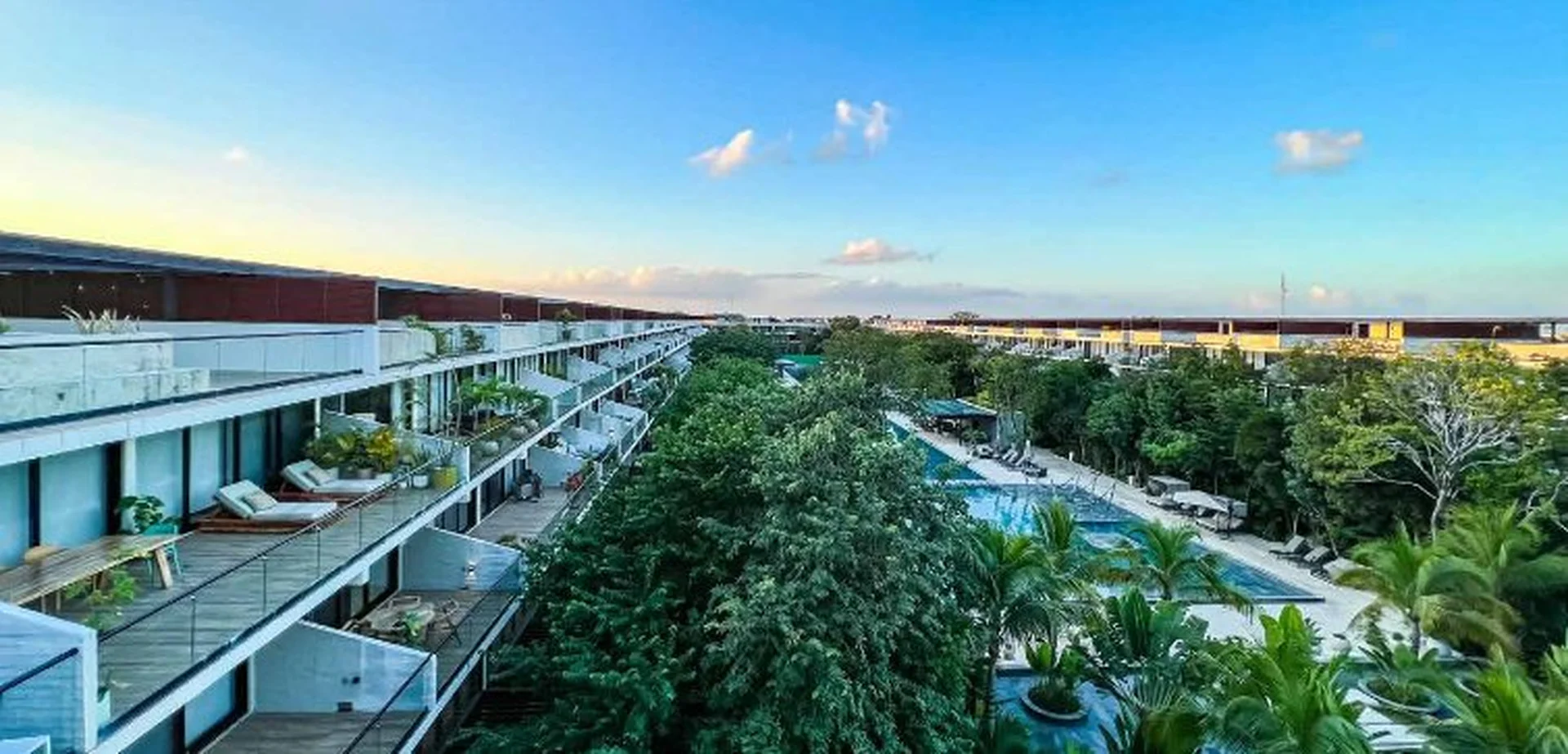 AWA Playacar II — Garden Loft B109 Vista Aérea