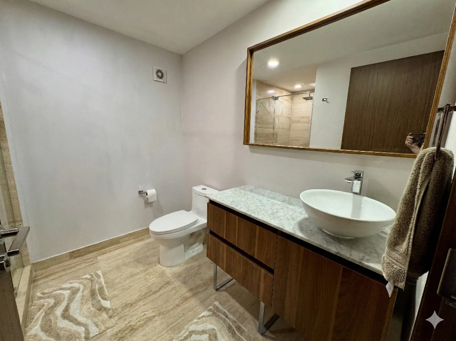 AWA Playacar II — Penthouse Esquinero Baño