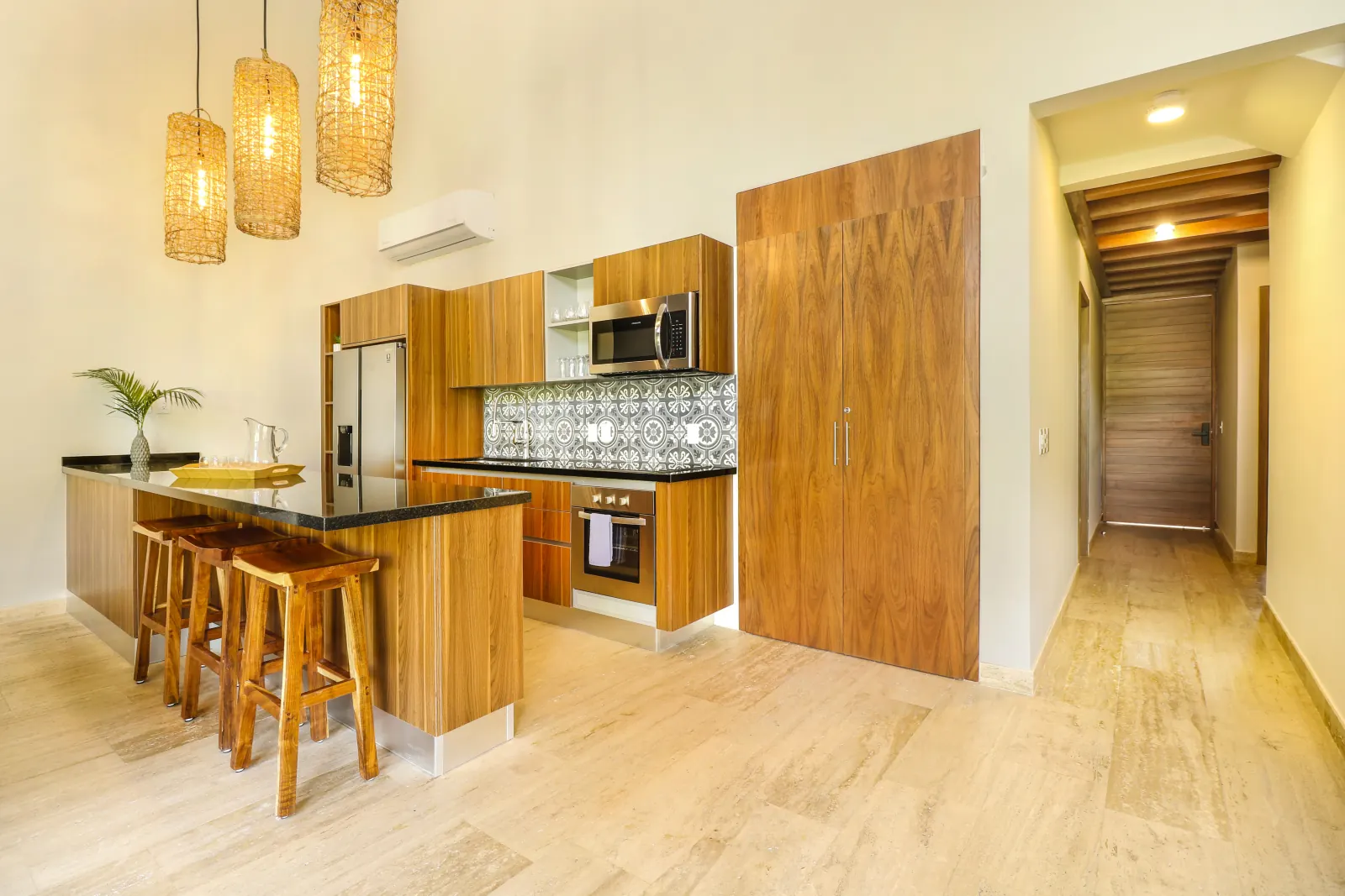 AWA Playacar II — Zen Garden Condo 4 rec Cocina