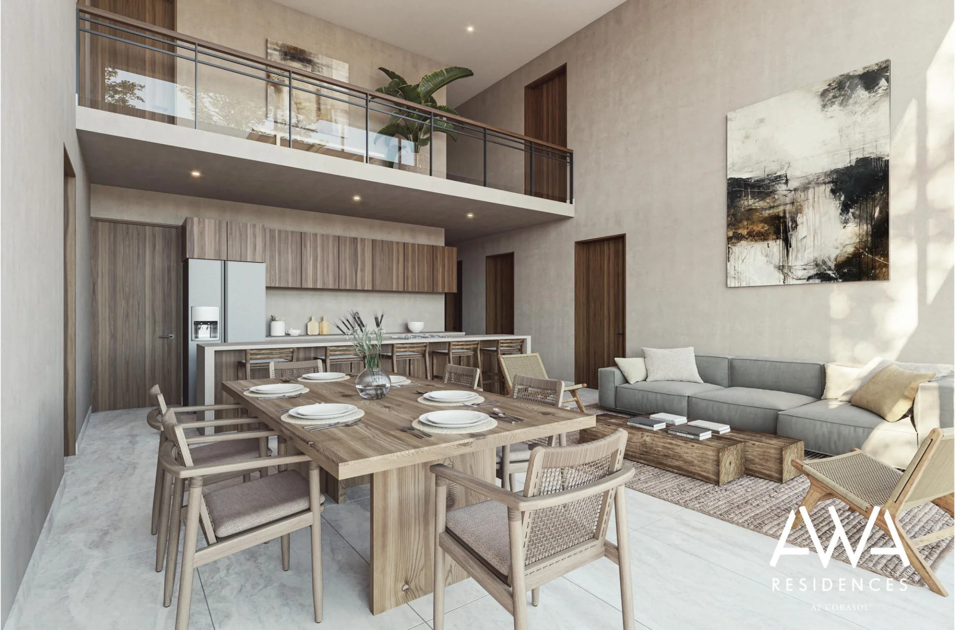 Garden House con triple terraza AWA Residences