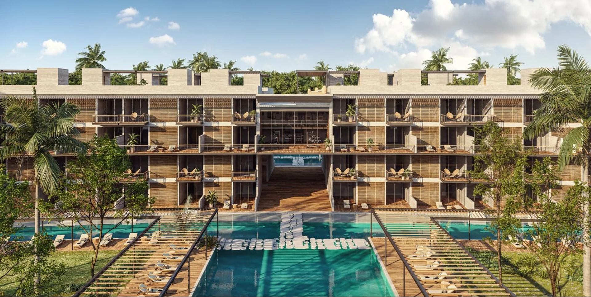 AWA Residences at Corasol — condominio de lujo con swim-up y vista al campo de golf Nick Price