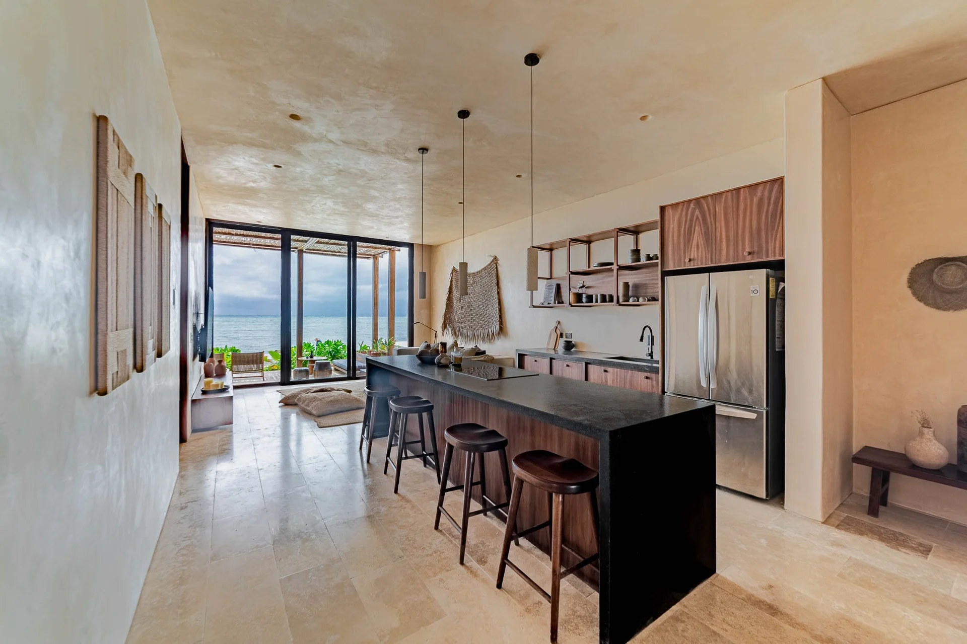 Interior residencia Bahia Tulum Tankah