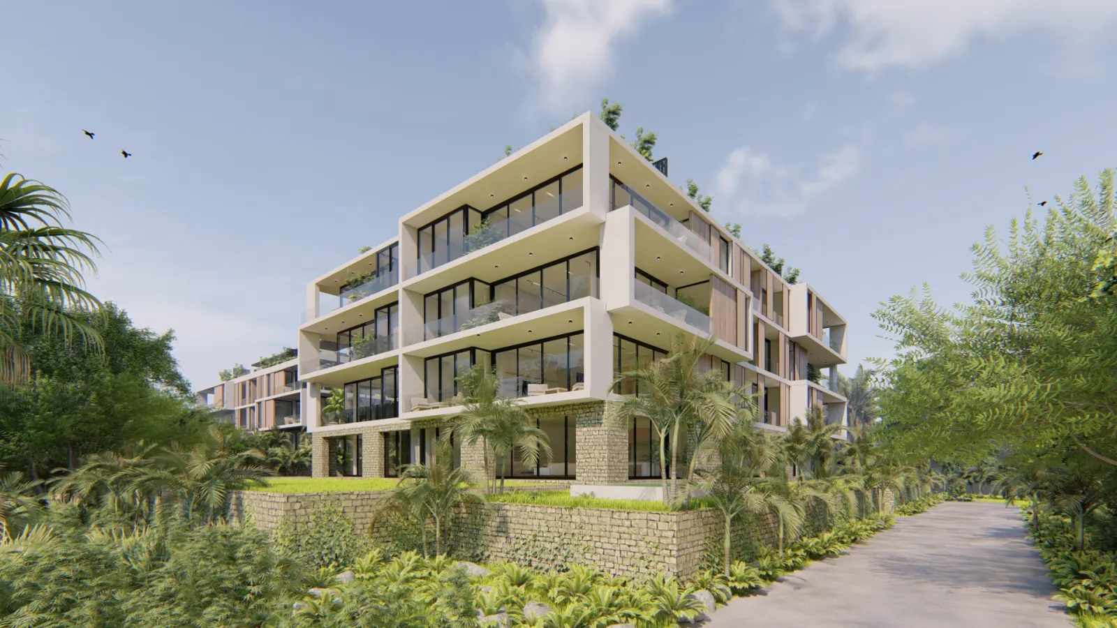 Bakabá Playacar — arquitectura conjunto residencial, Playacar