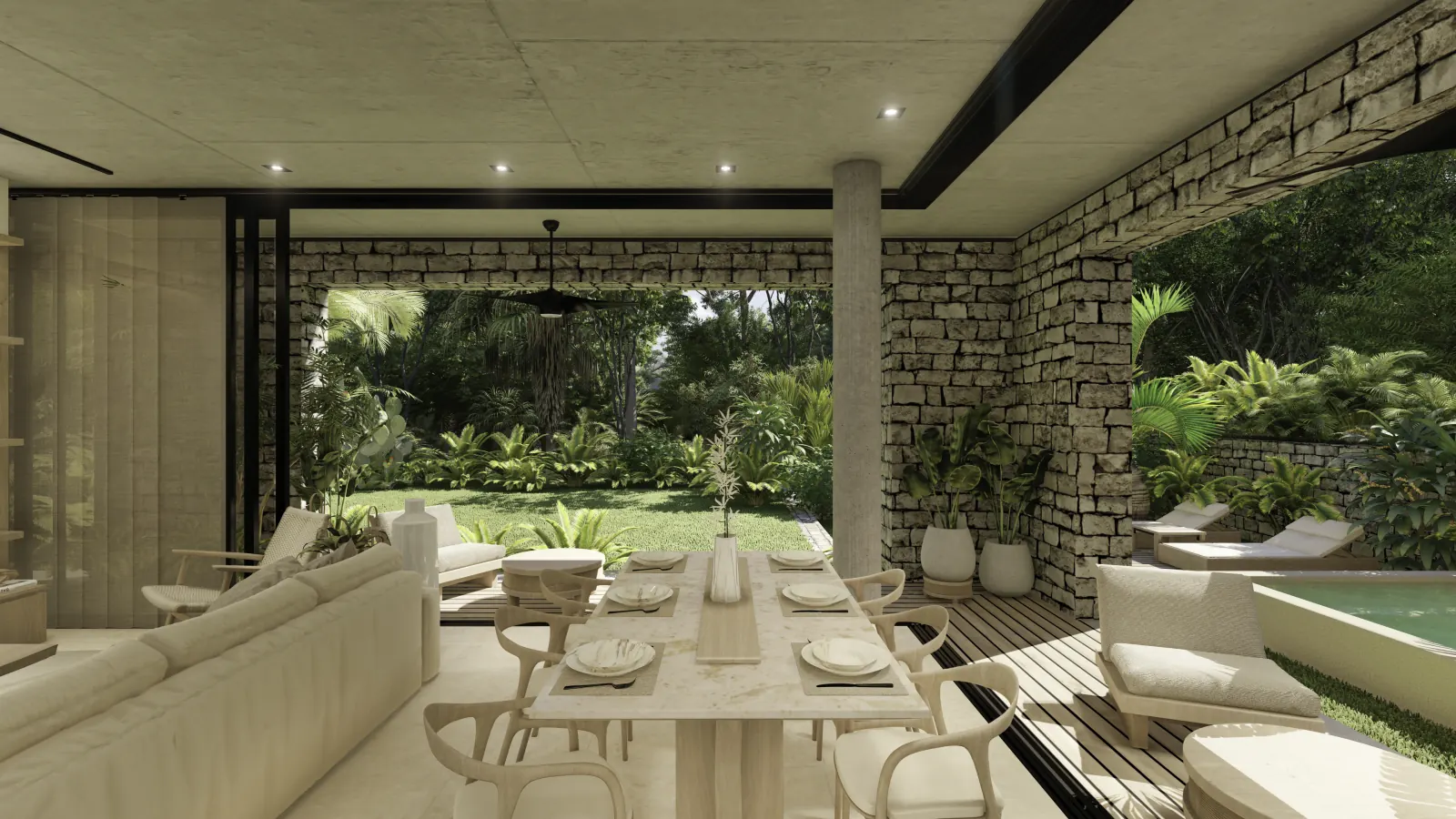 Bakabá Playacar — jardín tropical selva 2, Playacar