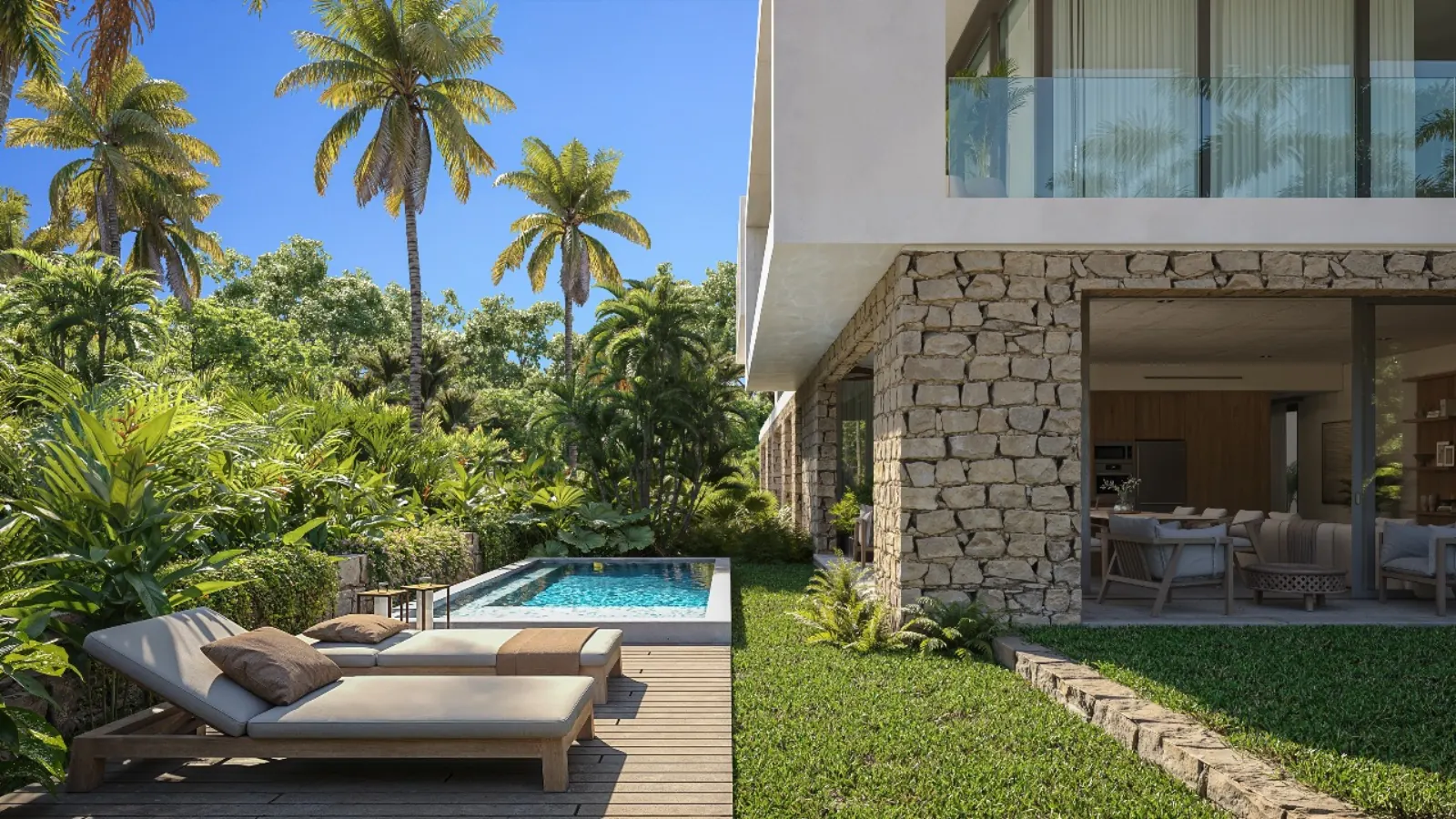 Bakabá Playacar — jardín tropical selva 6, Playacar