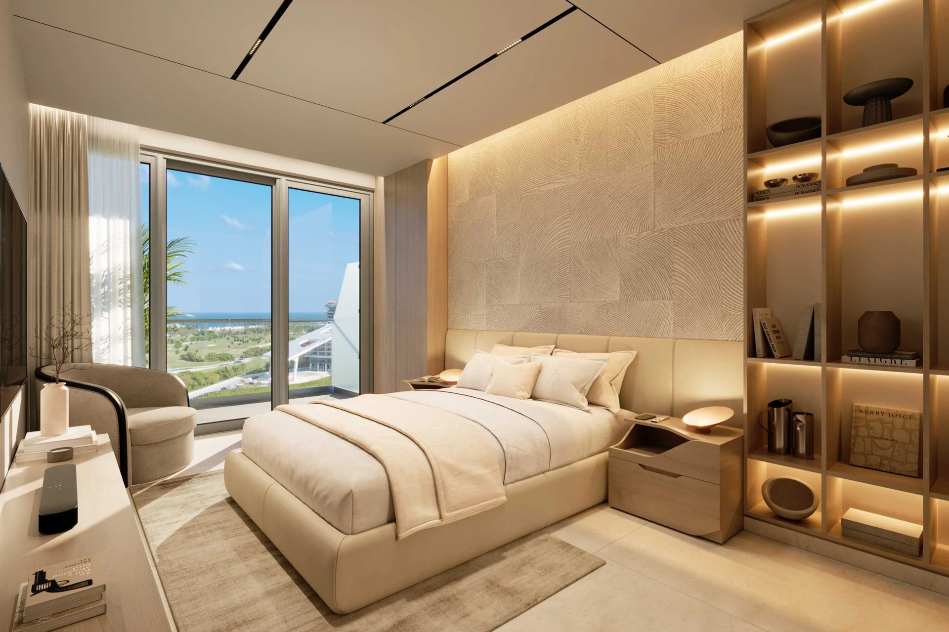 Departamento Tipo A Luxe en Bay View Grand, interiorismo Filipao Nunes
