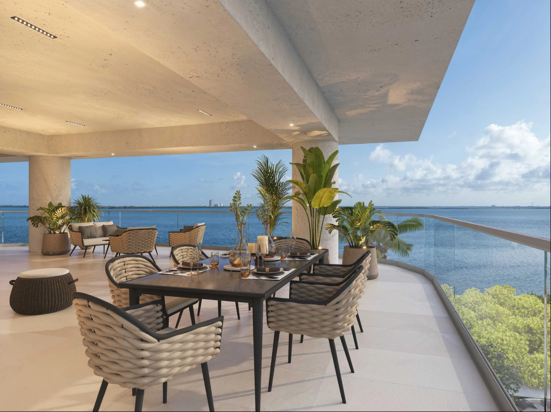 Gaming lounge en Bay View Grand at Grand Island Cancún