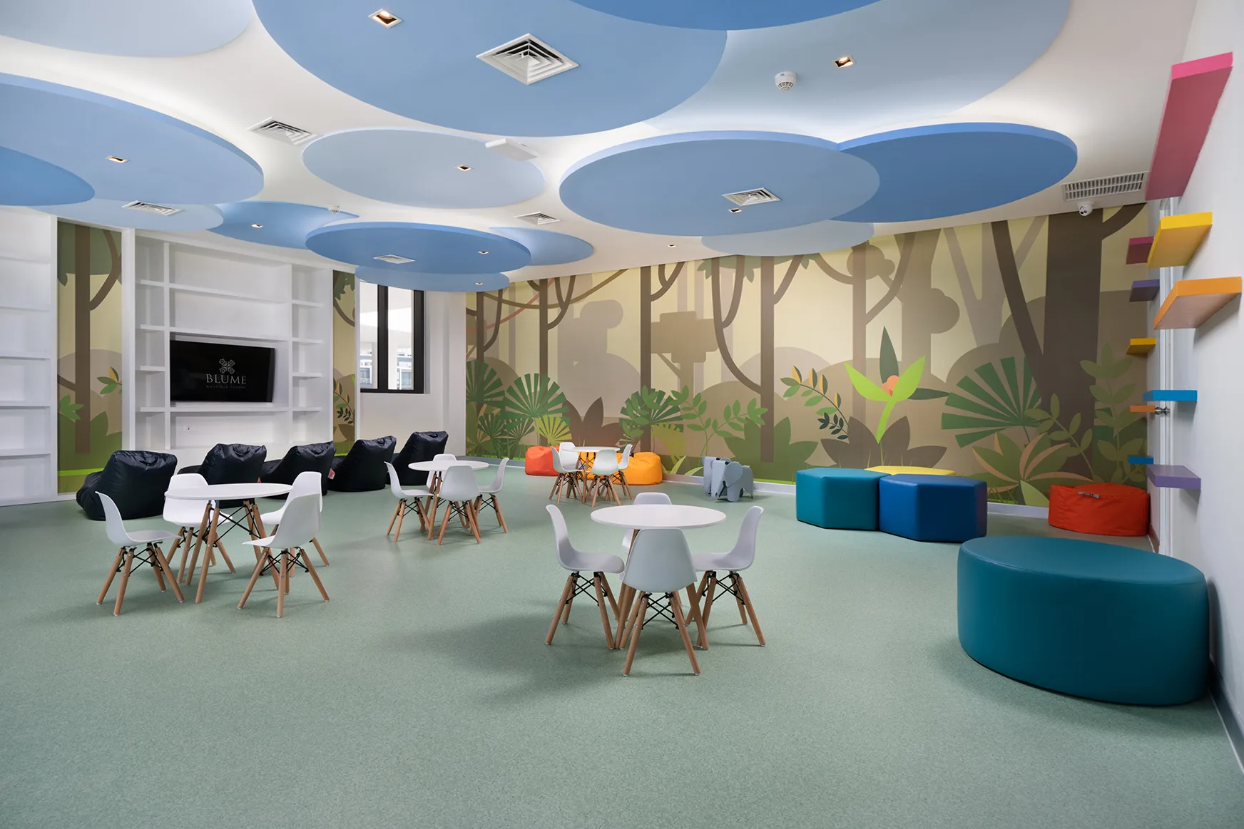 Kids club área infantil Blume Puerto Cancún