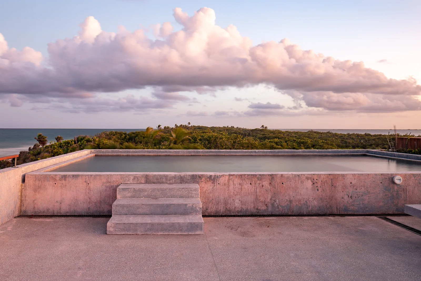Casa Bautista — alberca agua, Sian Ka'an