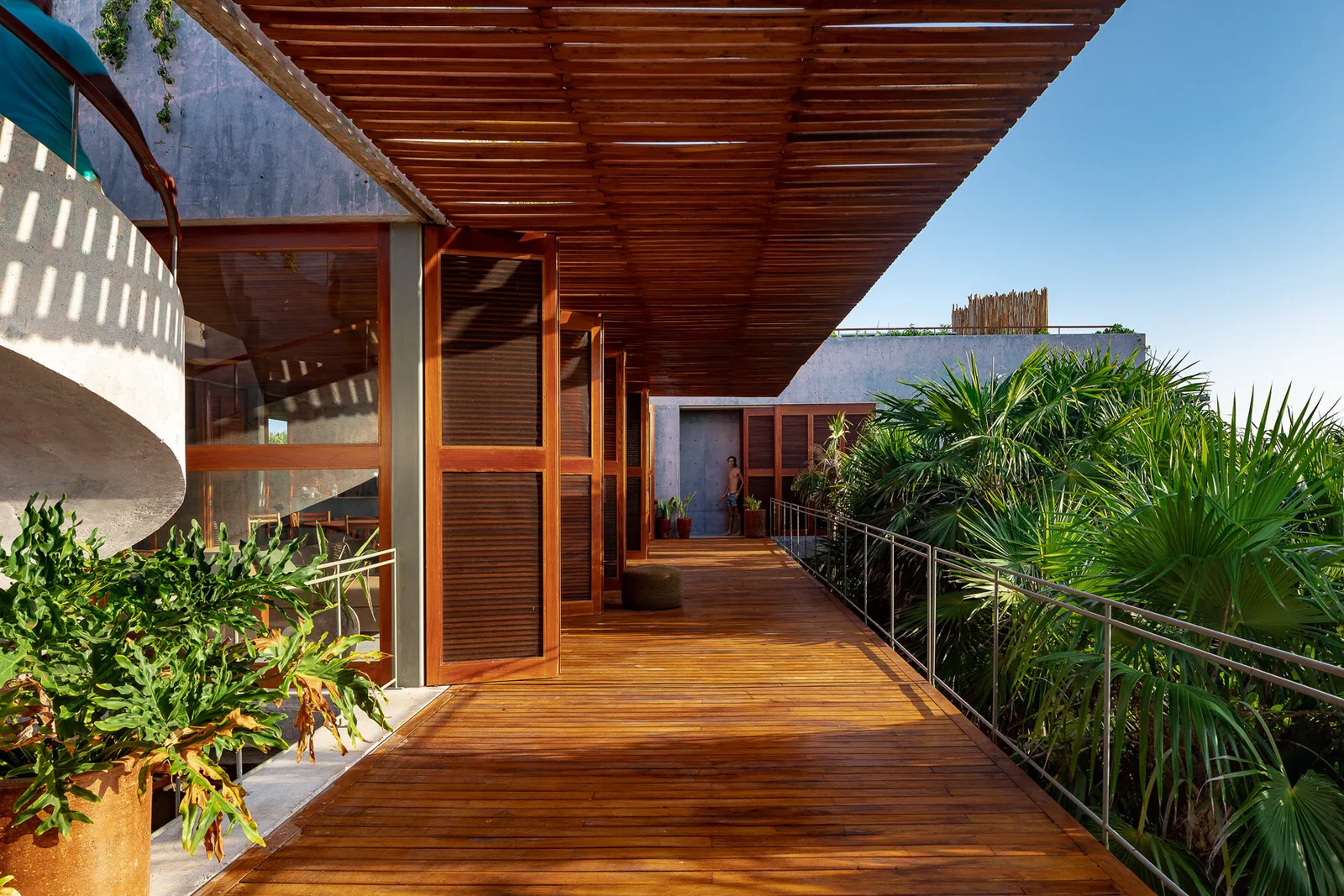 Casa Bautista — alberca exterior, Sian Ka'an