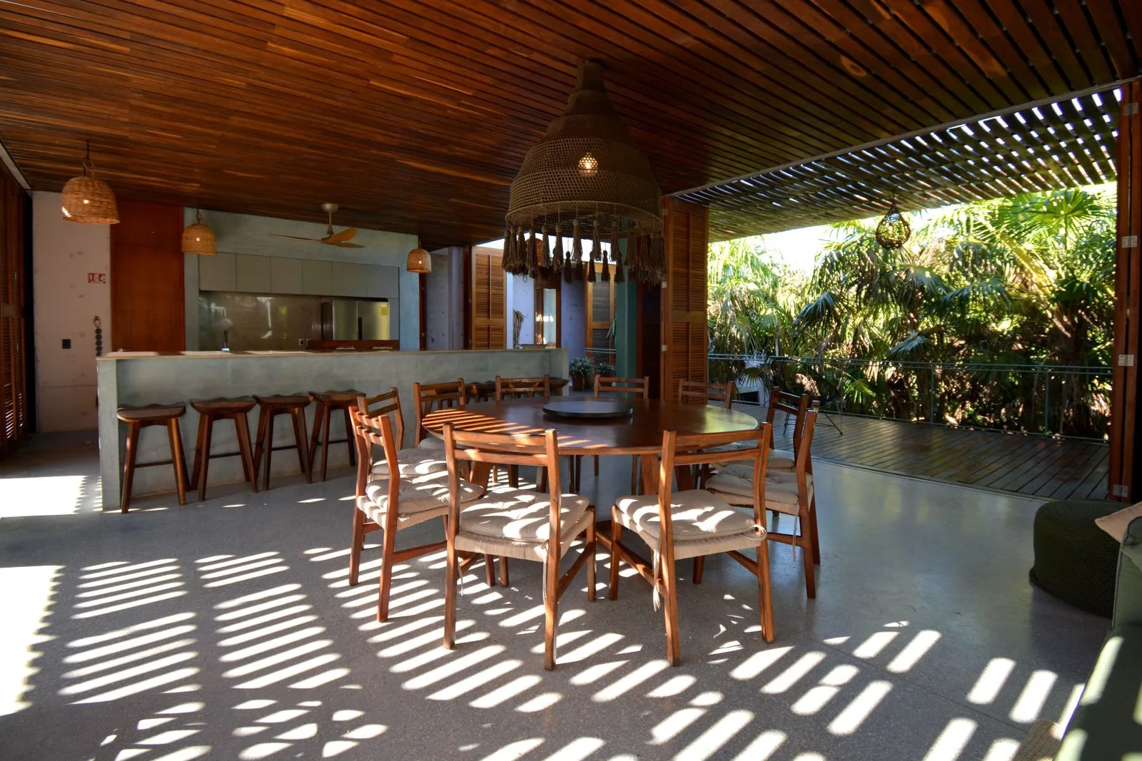 Casa Bautista — interior madera 02, Sian Ka'an