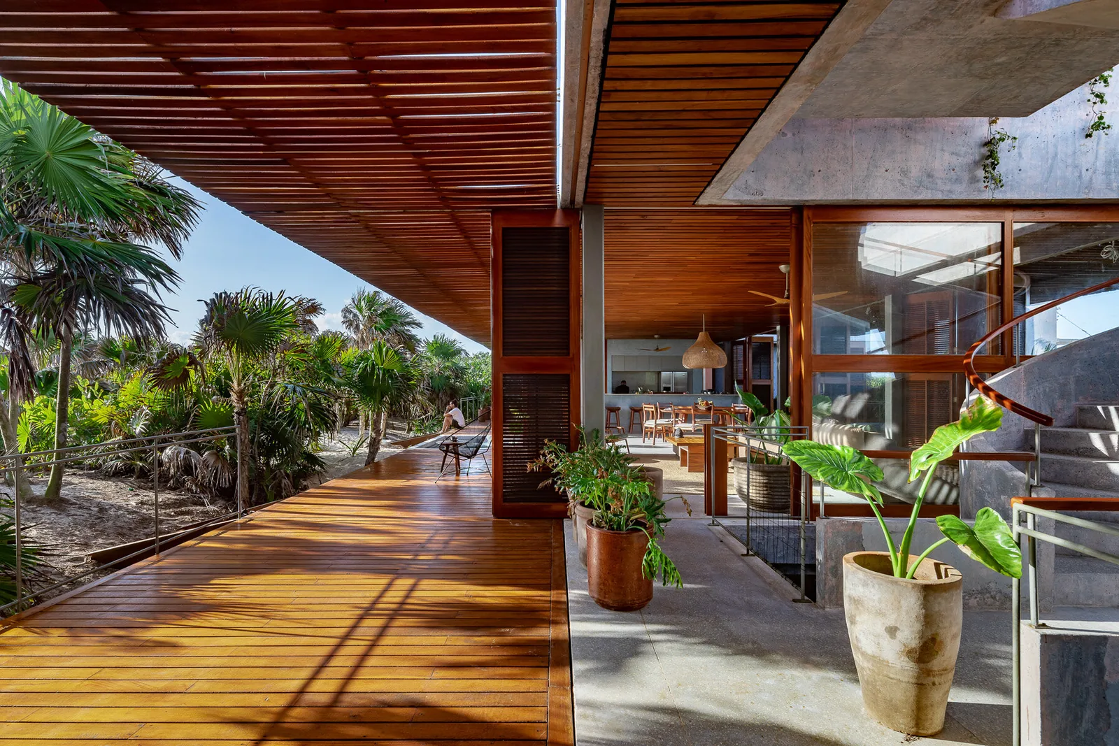 Casa Bautista — interior madera 08, Sian Ka'an
