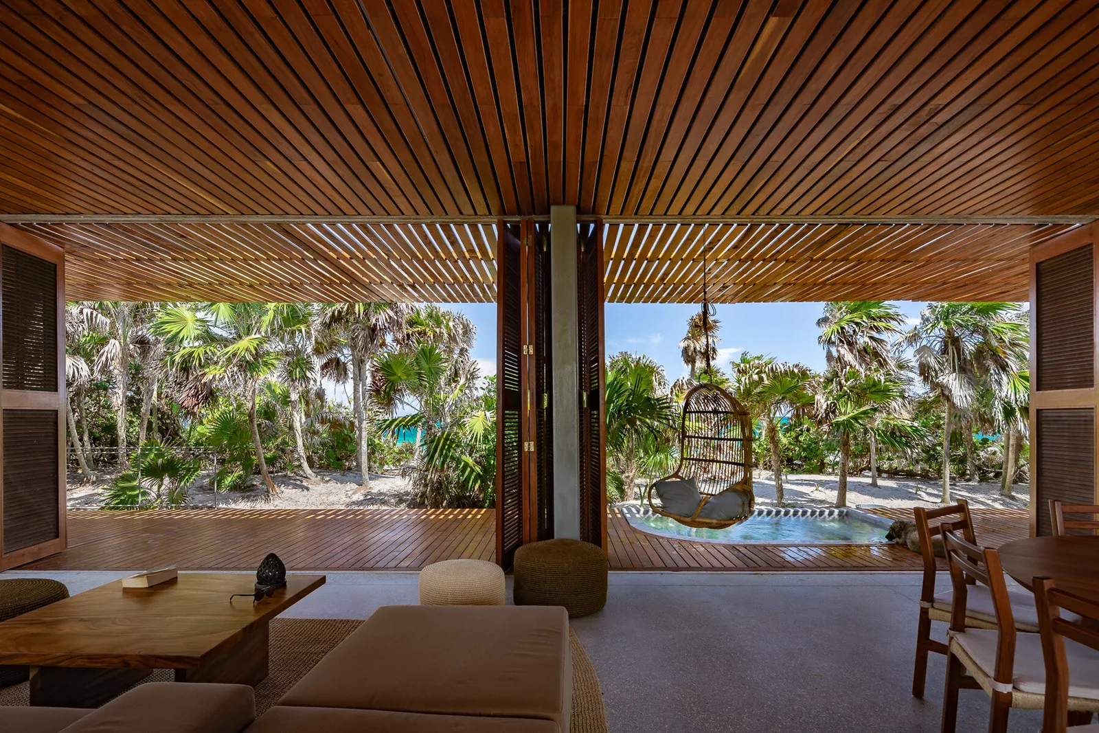 Casa Bautista — interior madera 11, Sian Ka'an