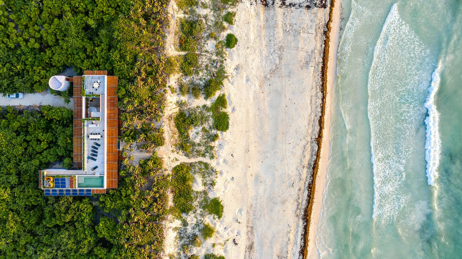 Casa Bautista — laguna manglar, Sian Ka'an