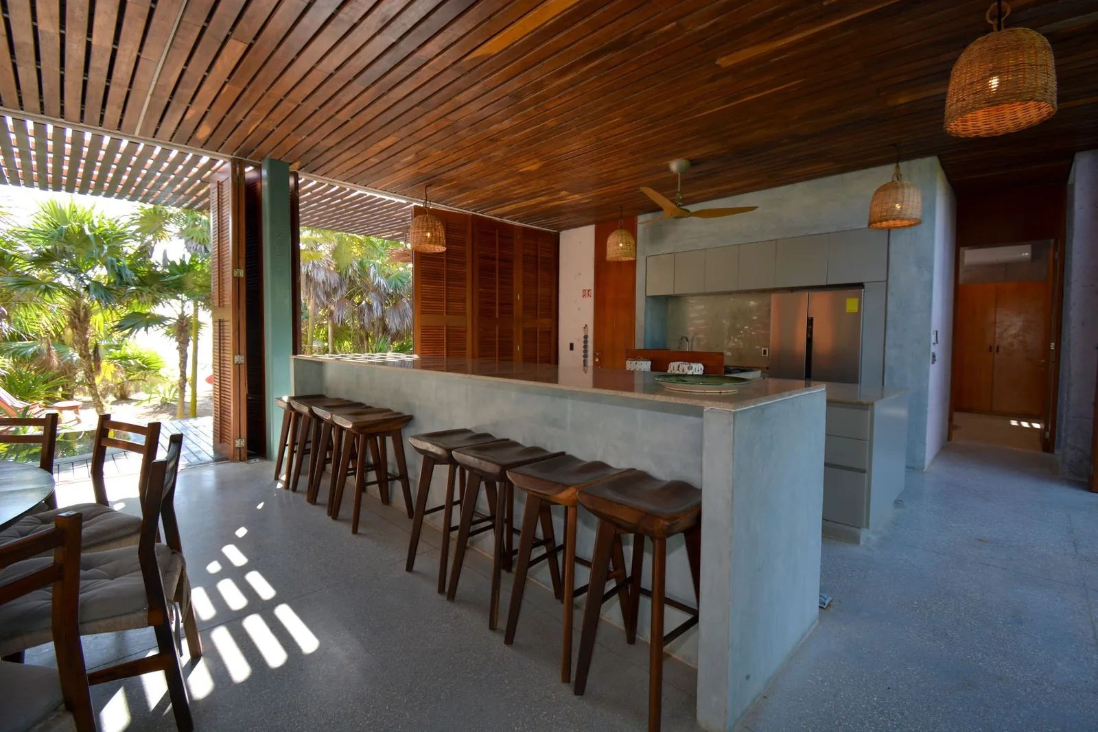 Casa Bautista — sala estar, Sian Ka'an