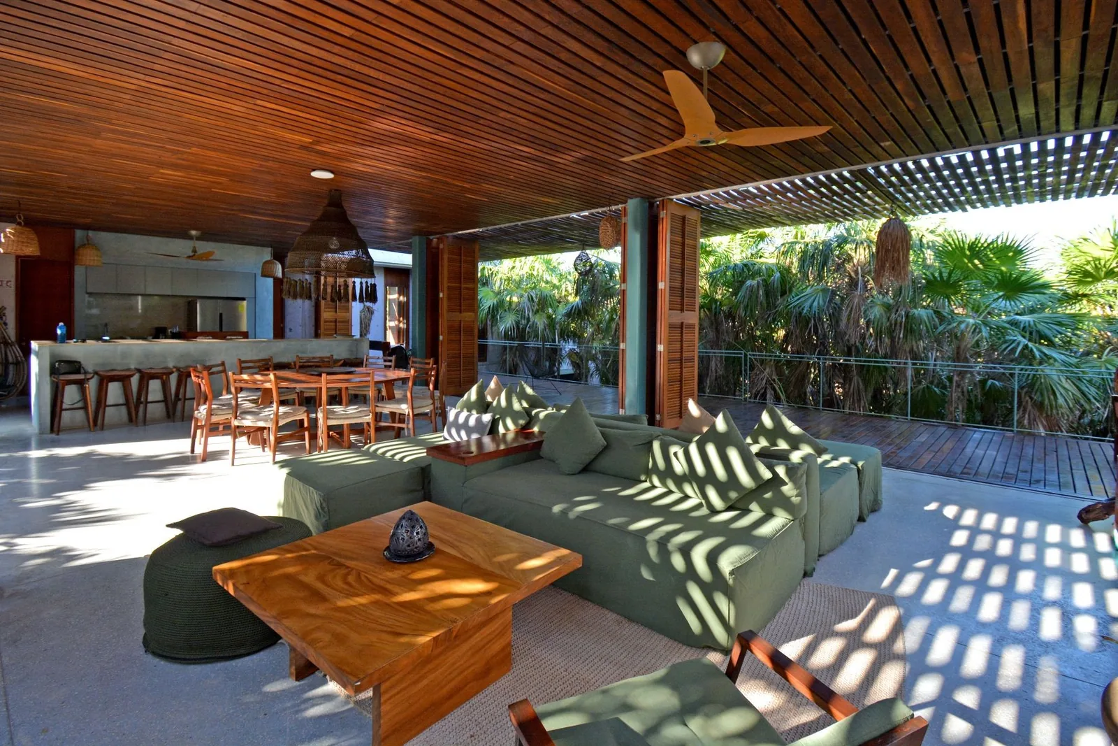Casa Bautista — terraza vista selva, Sian Ka'an
