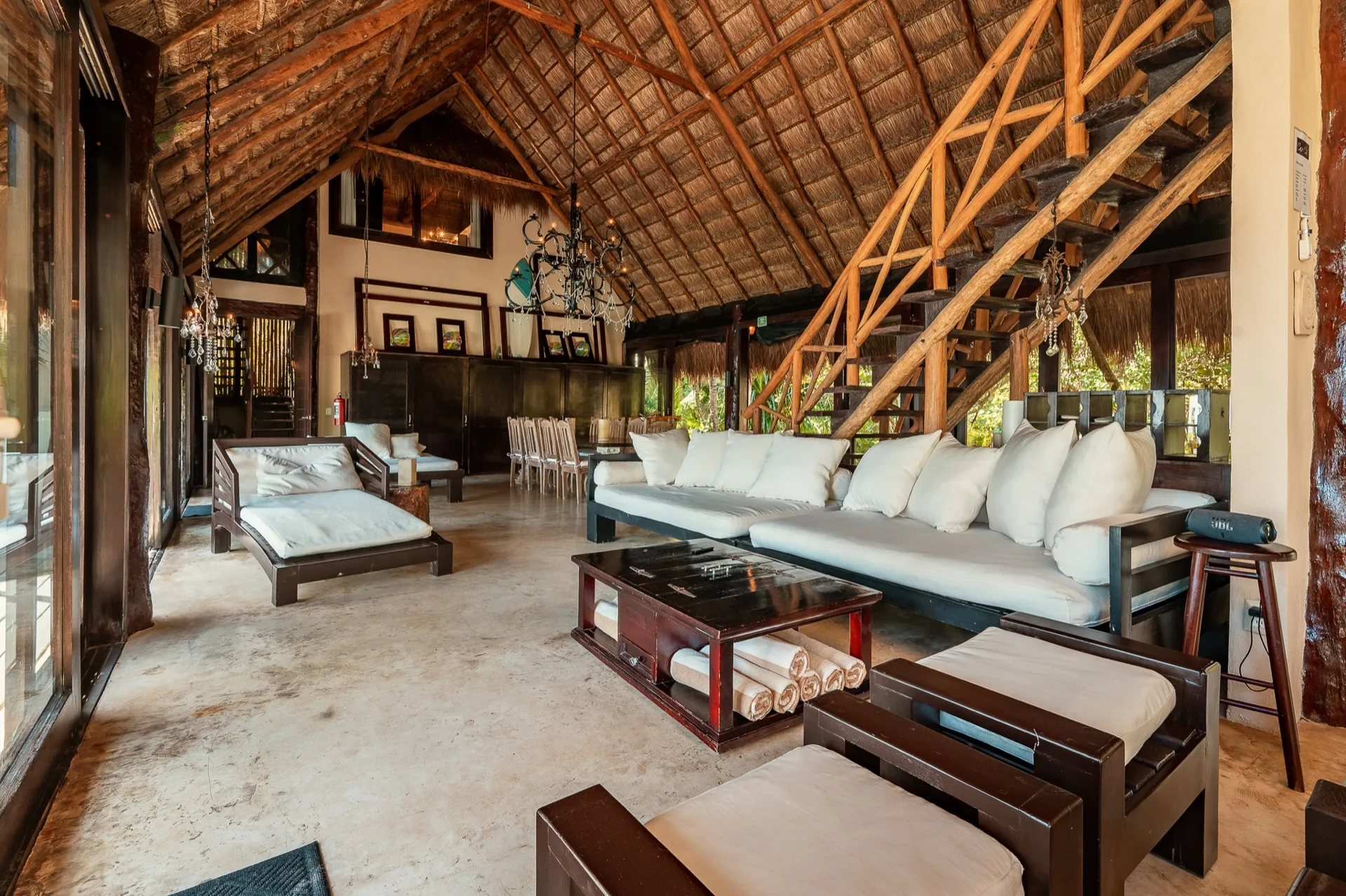 Terraza con vista panorámica de Casa Chic, Tulum