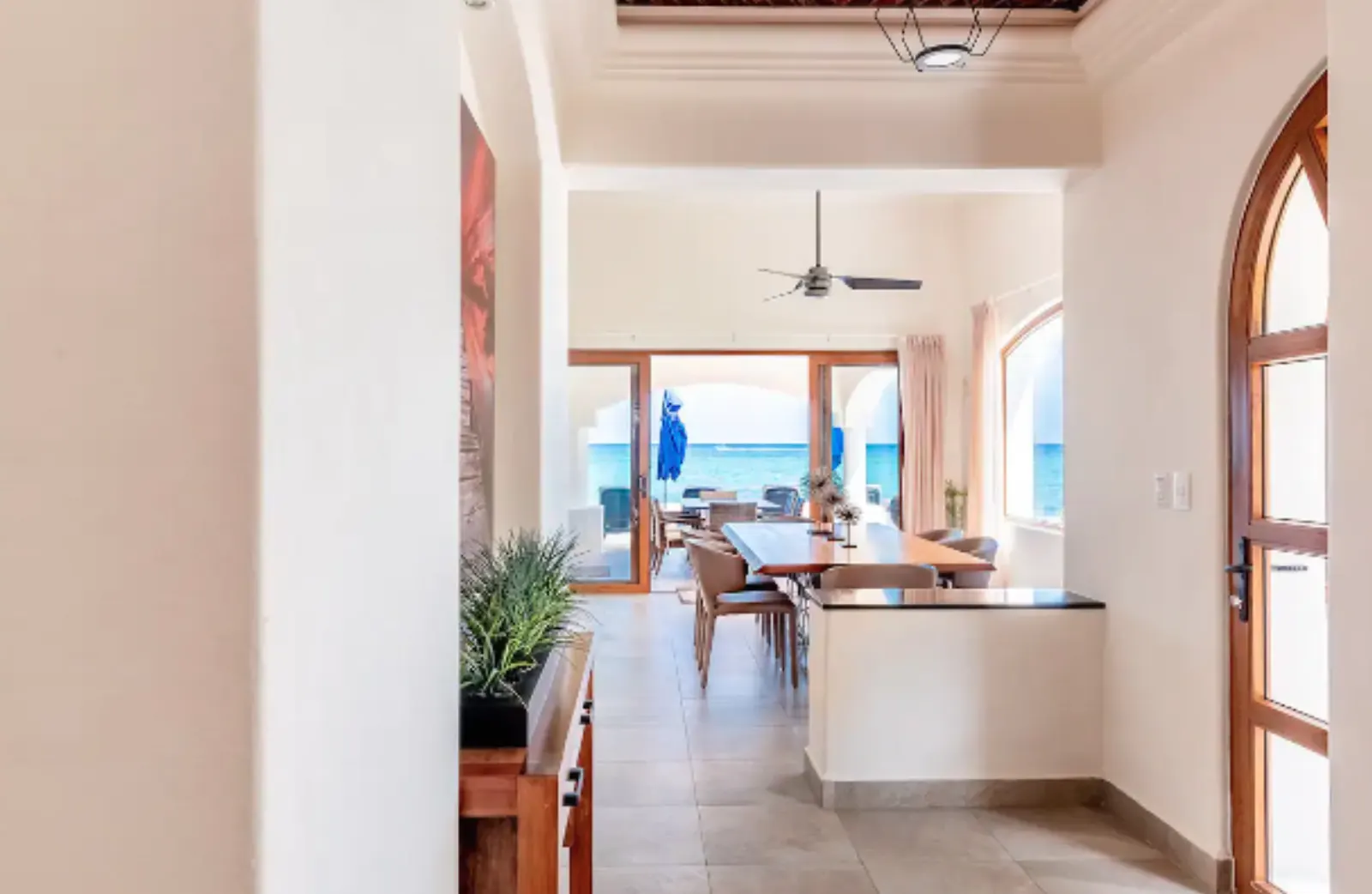 Comedor vista panoramica mar caribe - Casa Karlita