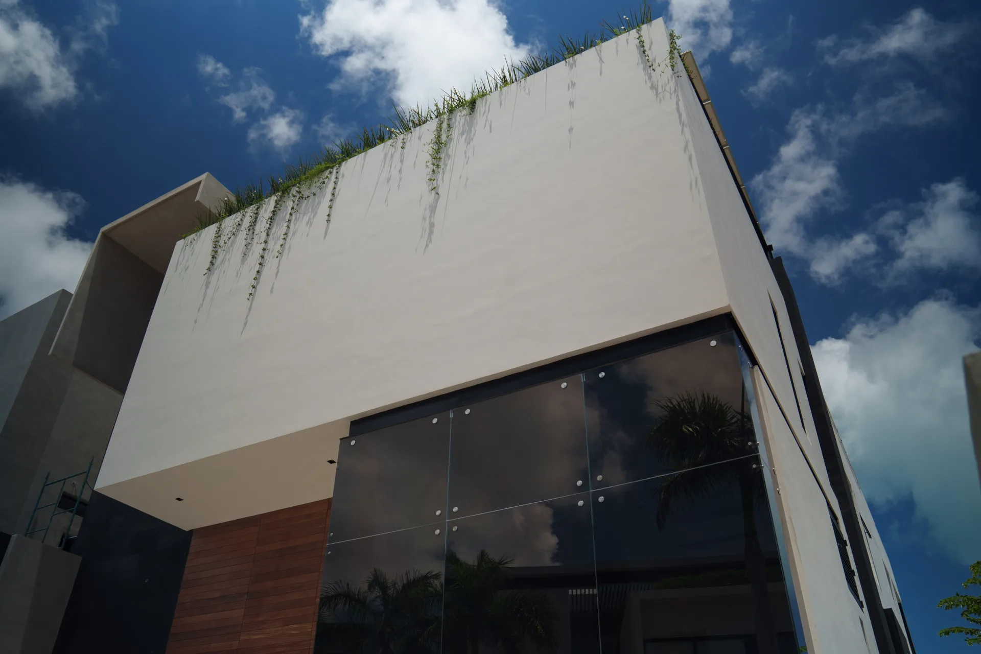 Casa Lagunas 2 — fachada contrapicado rooftop ajardinado puerto cancun, Puerto Cancun