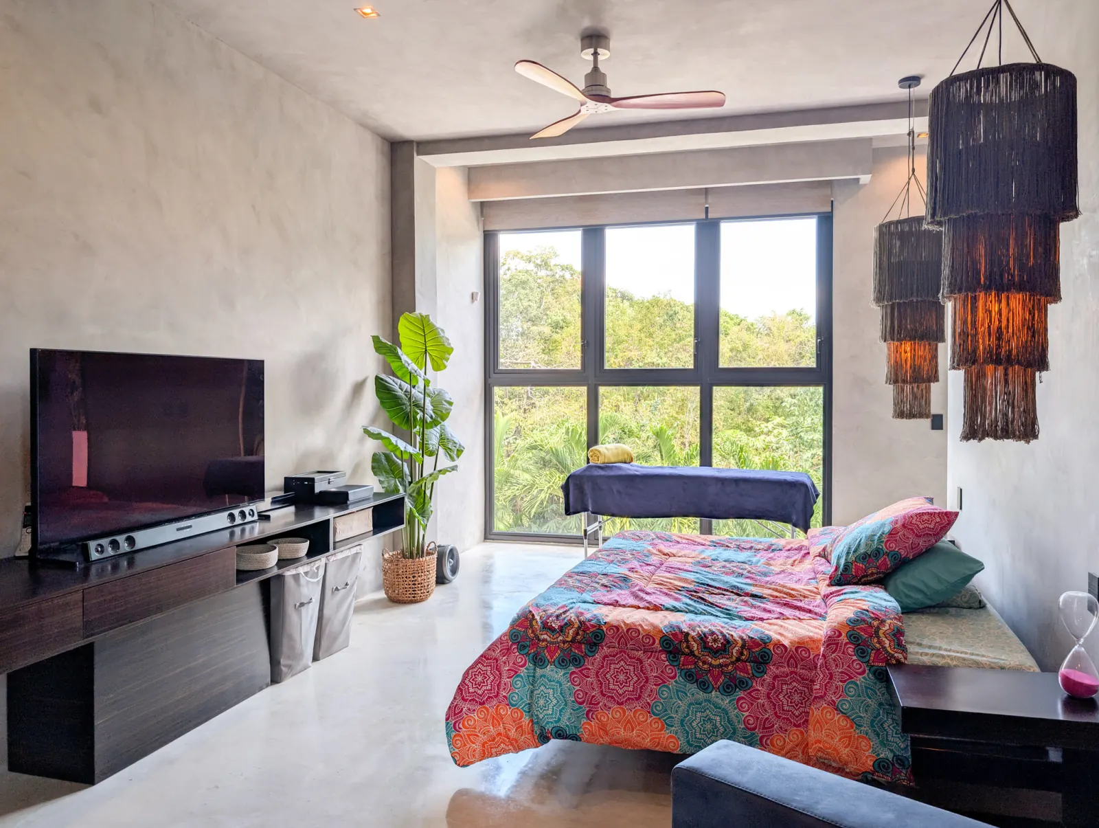 Recamara lujosa playacar vista jungla - Casa Luum