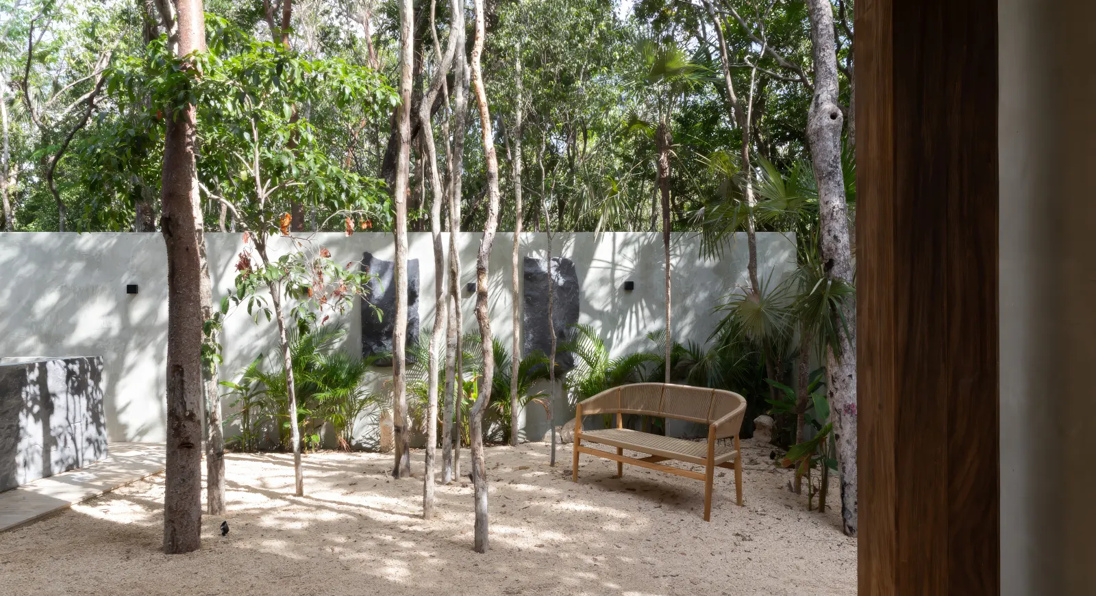 Patio jardin areas verdes privado casa maria - Casa María