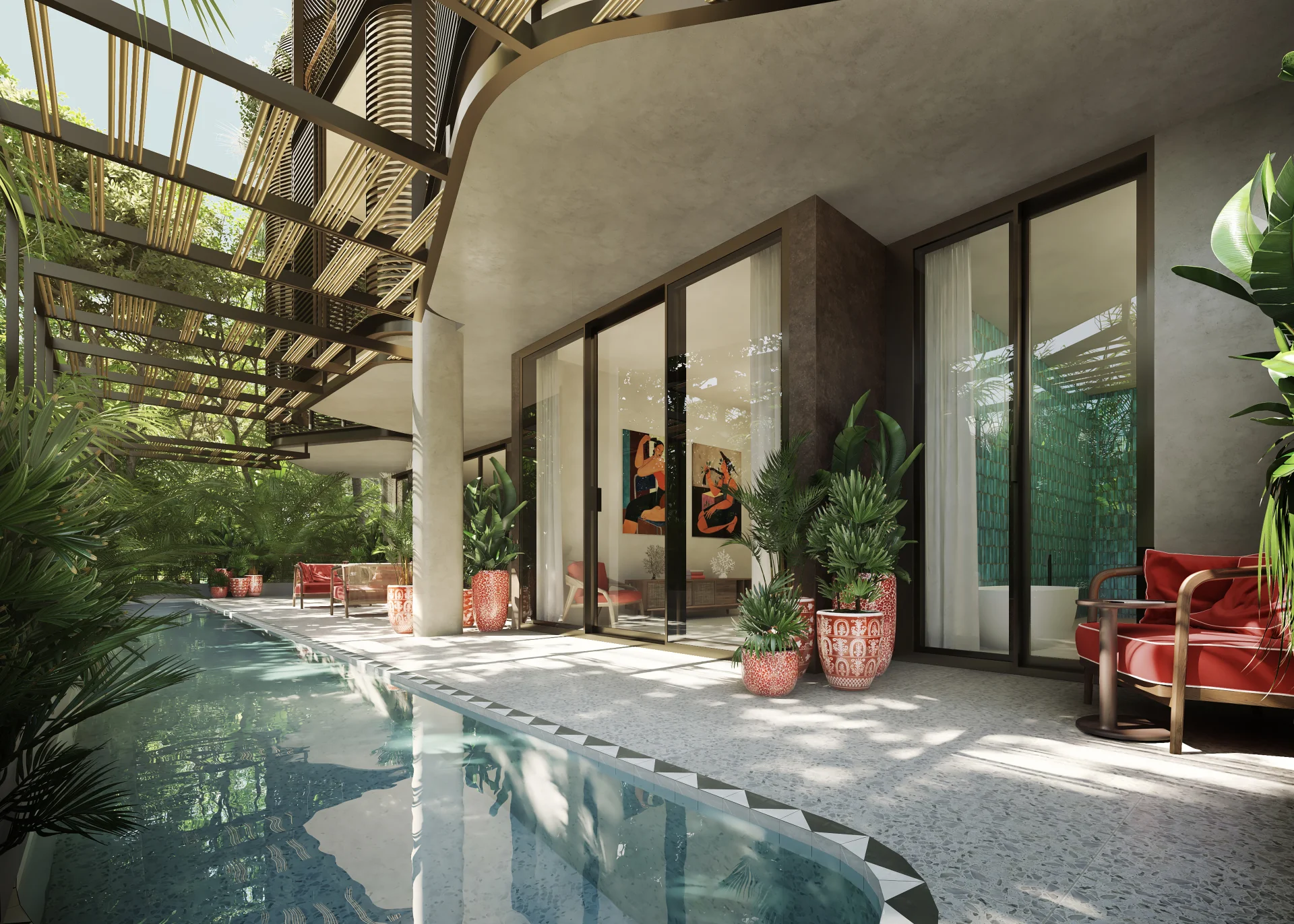 Faena Tulum Residences Type D Groundfloor