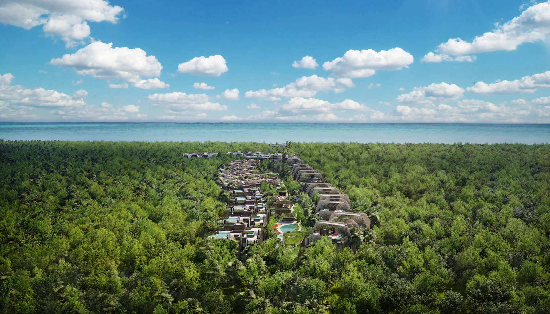 Faena Tulum Residences Vista Aérea