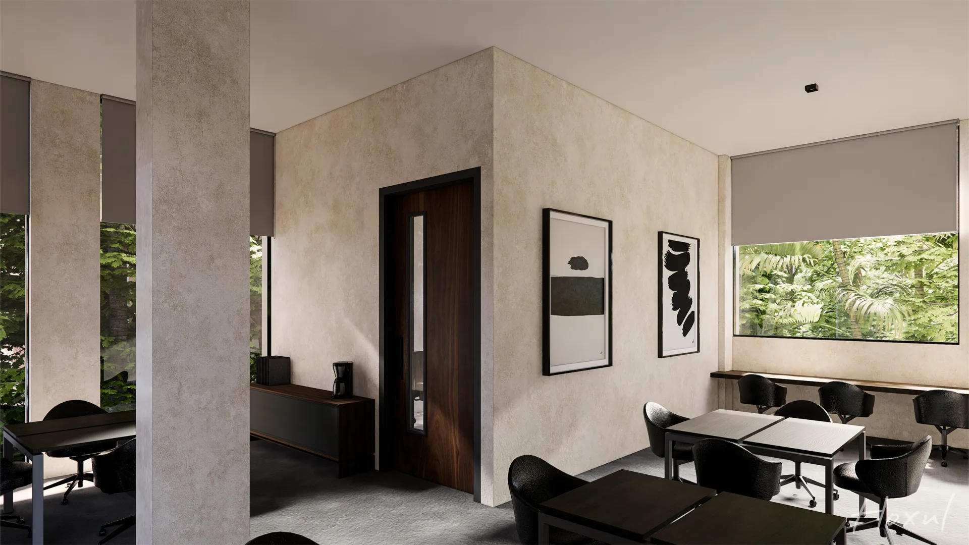 Hoxul Luxury Residences — business center, Corasol