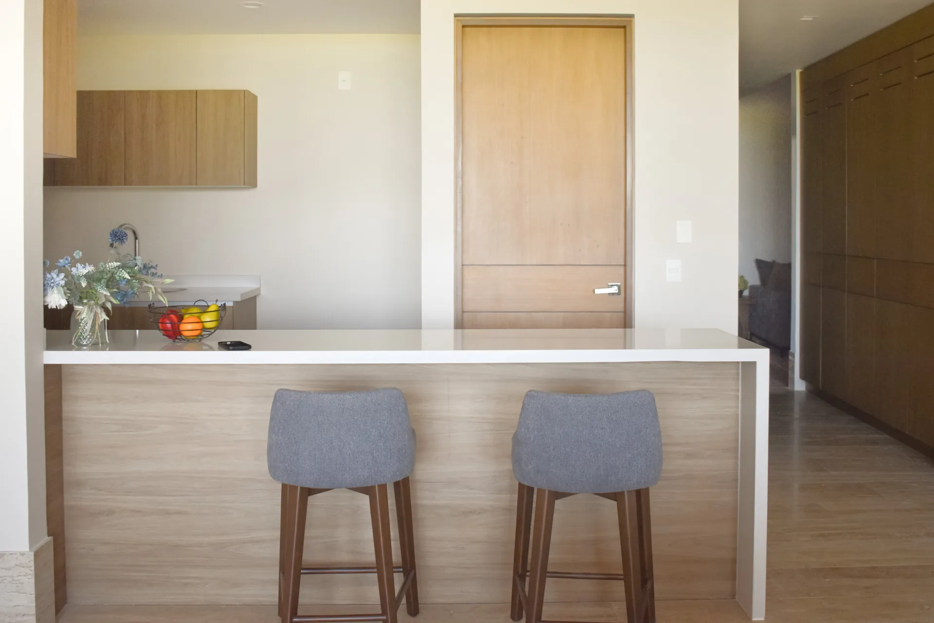 Marble kitchen counter - La Vela apartment