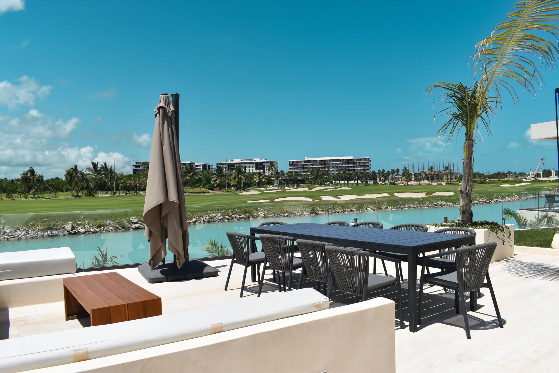 Terrace with lagoon view - La Vela