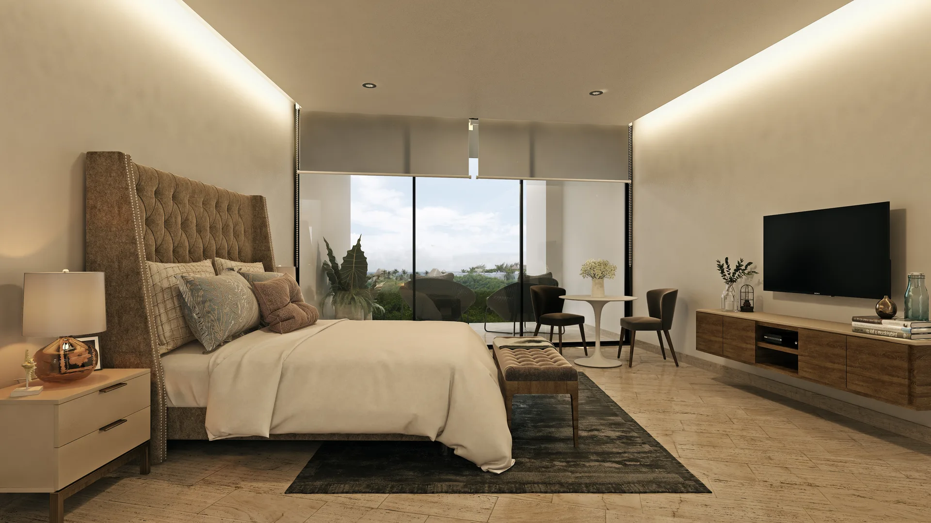 Recamara principal penthouse Marila