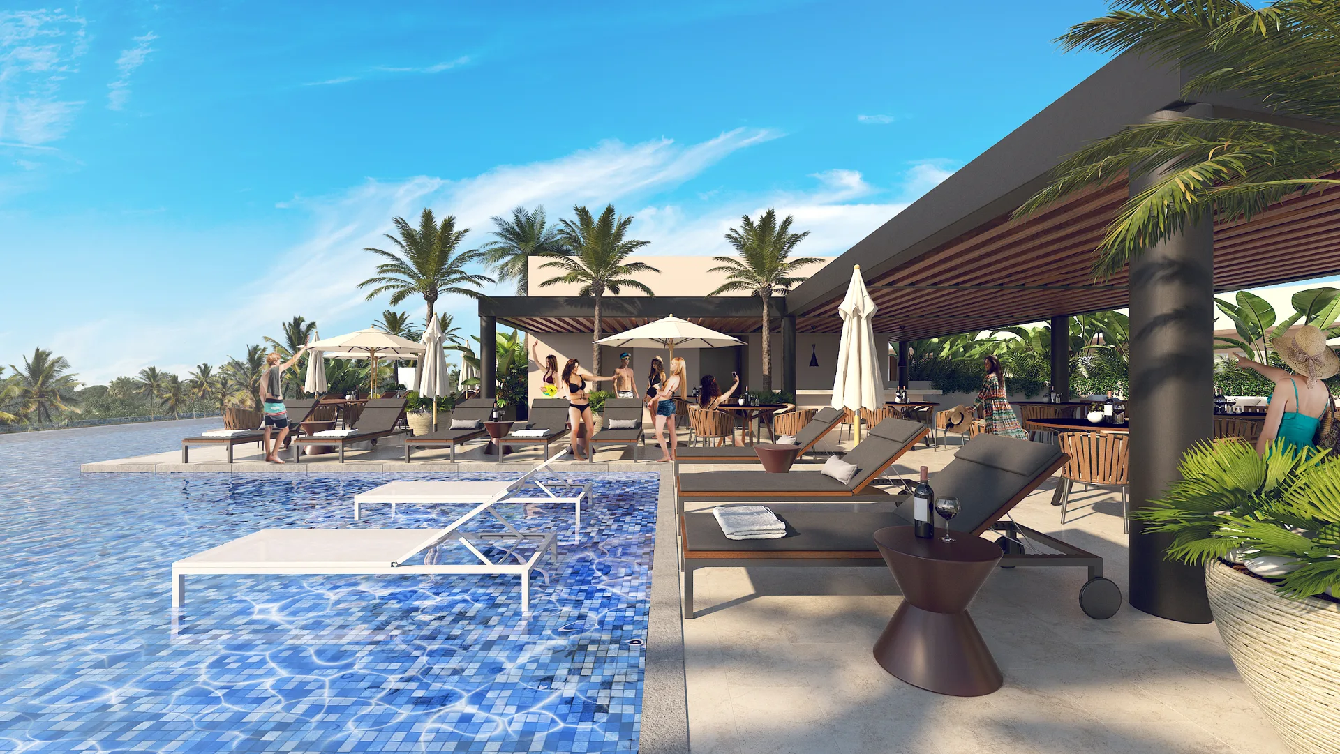 Rooftop infinity pool y sky bar Marila