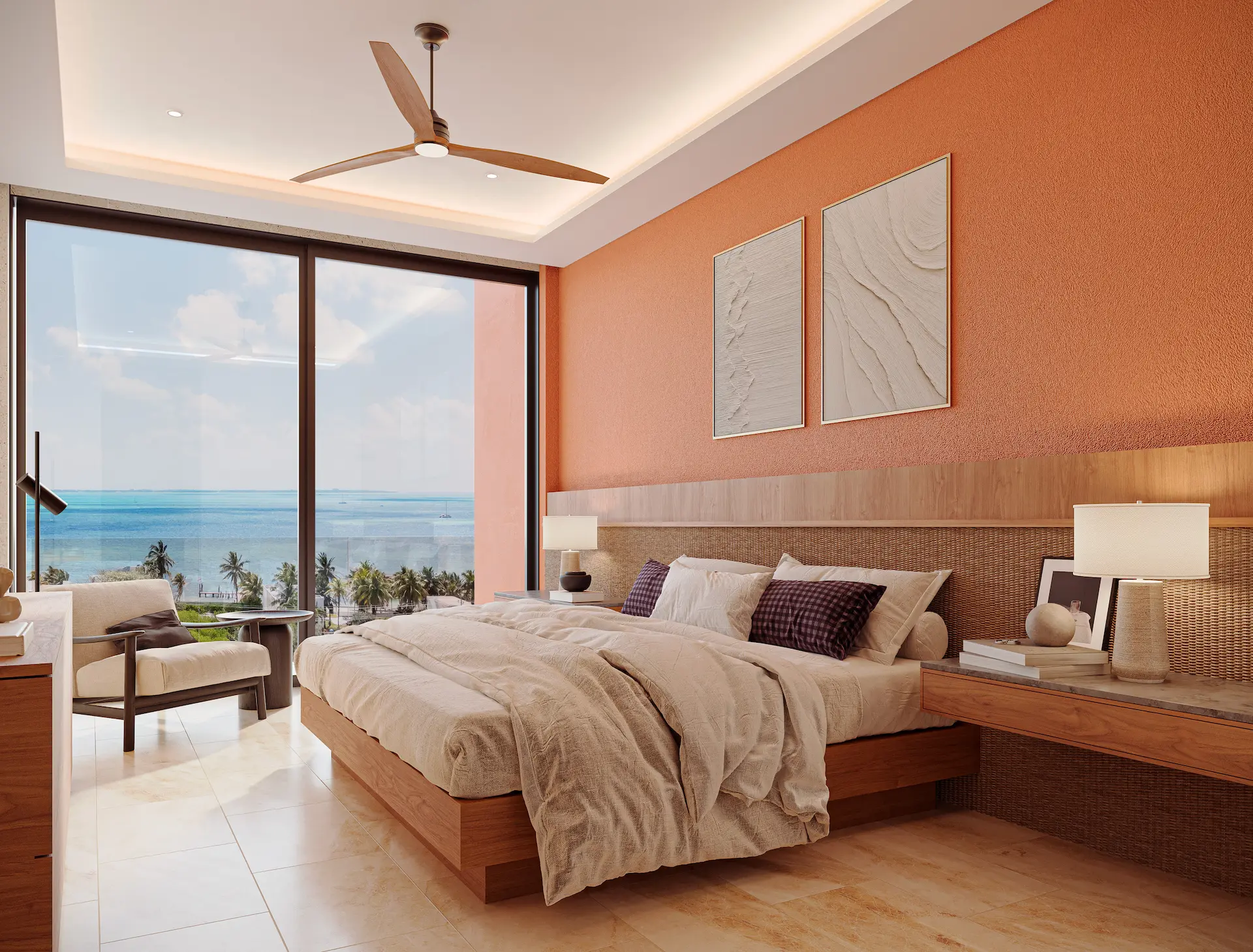 Mistral Costa Mujeres — torre residencial frente al Mar Caribe con renderings premium