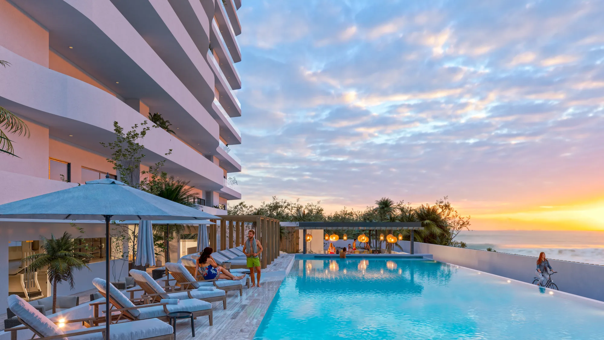 Ocean Towers Residences — ocean towers costa mujeres alberca semiolimpica, Costa Mujeres