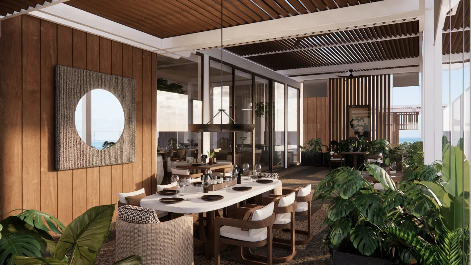 Rooftop amenidades sky beach pool thompson puerto cancun - Thompson Private Residences Puerto Cancún
