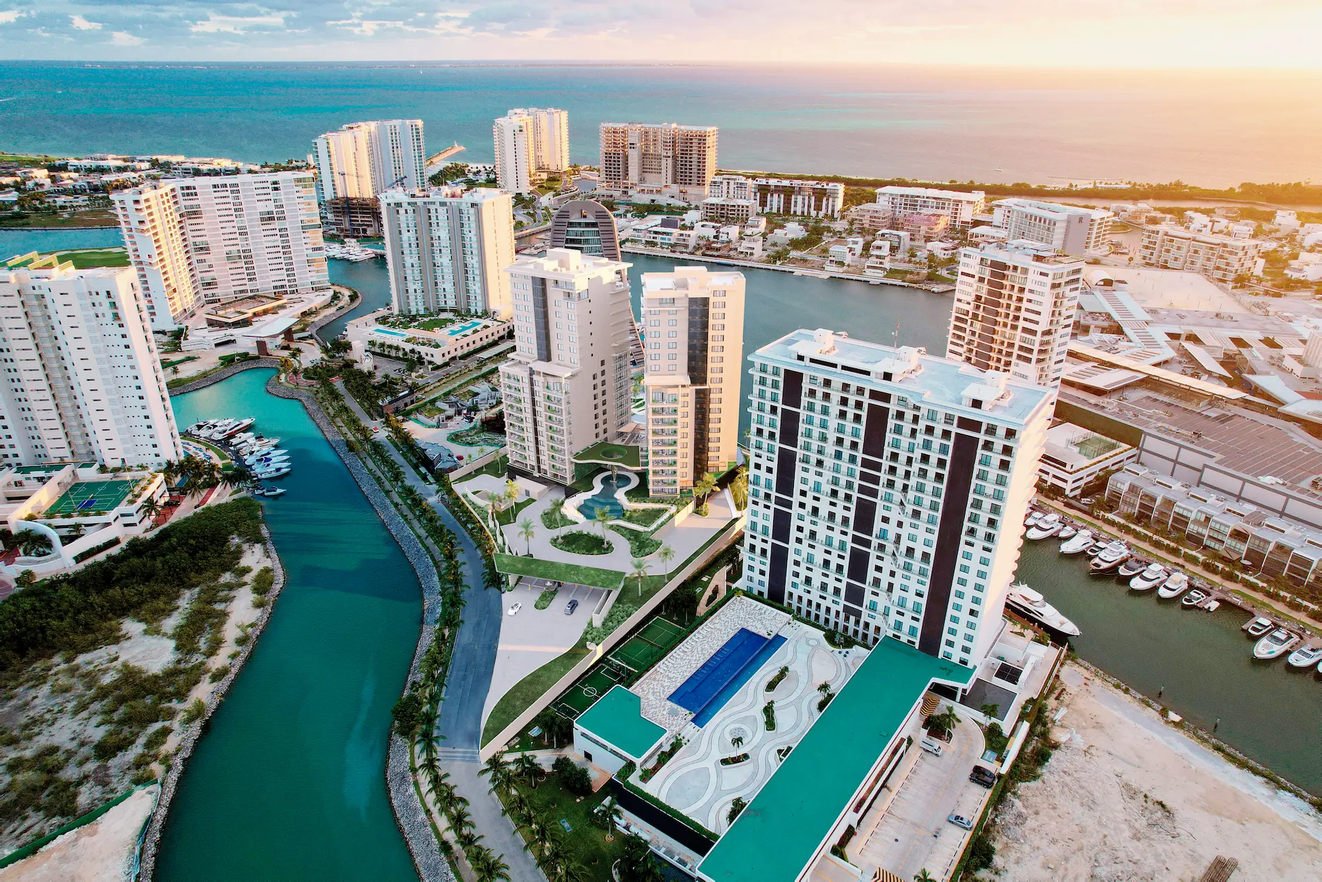 Velmari Grand Living Puerto Cancun — 98 residences by Urban Homes in Torre Norte and Torre Sur