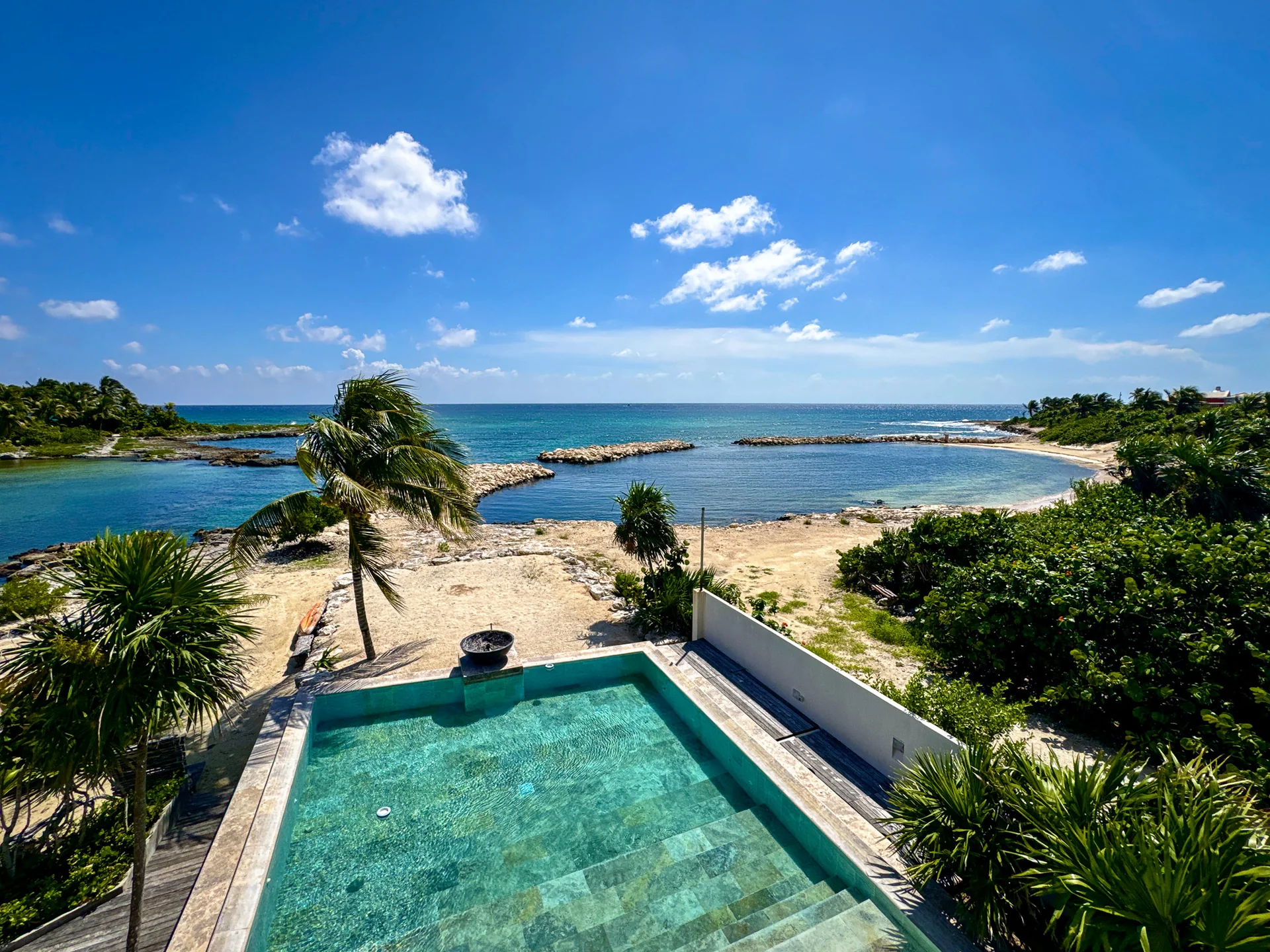 Villa Caleta — alberca infinity bahia privada puerto aventuras, Puerto Aventuras